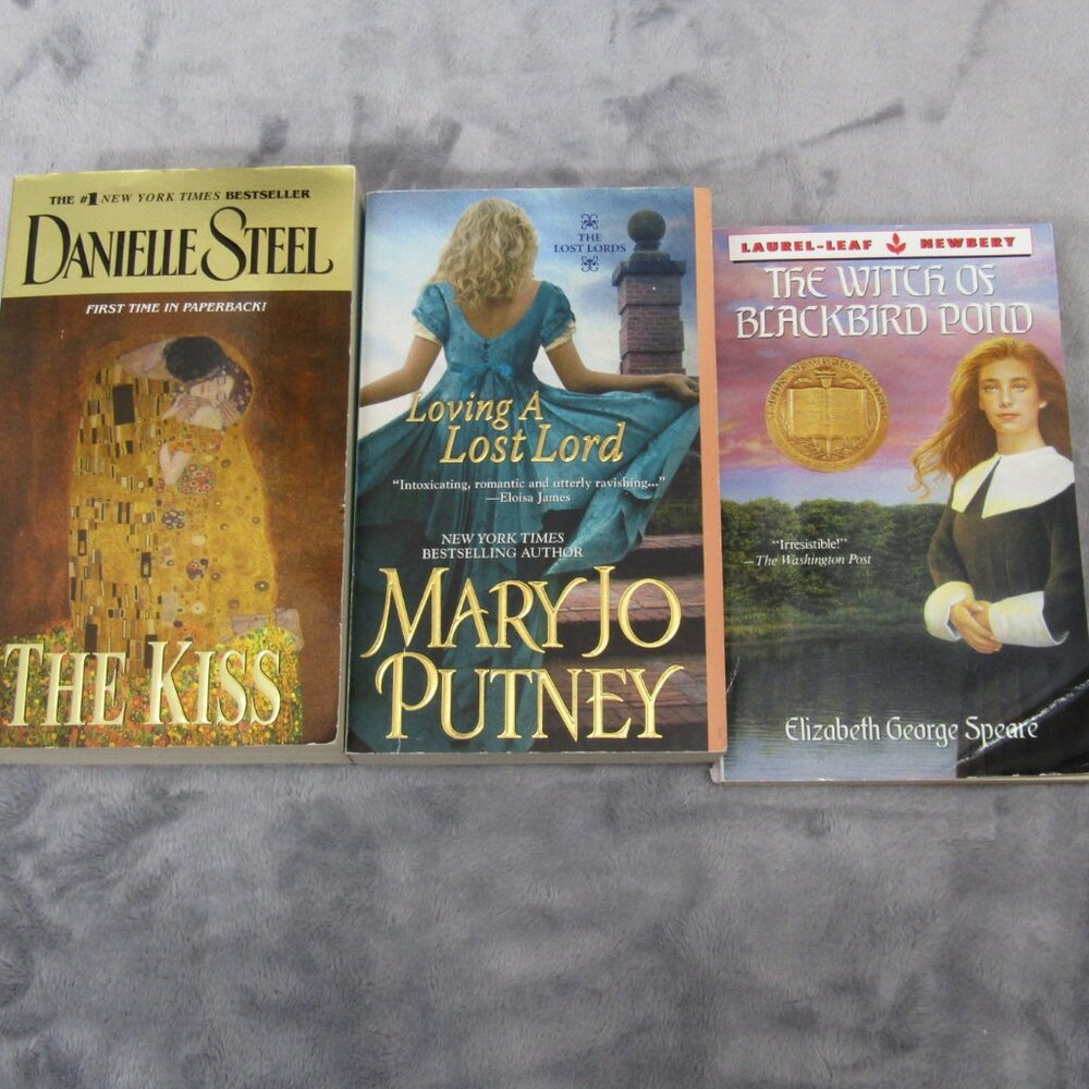 Novel Fiction Book lot of 3 Small book